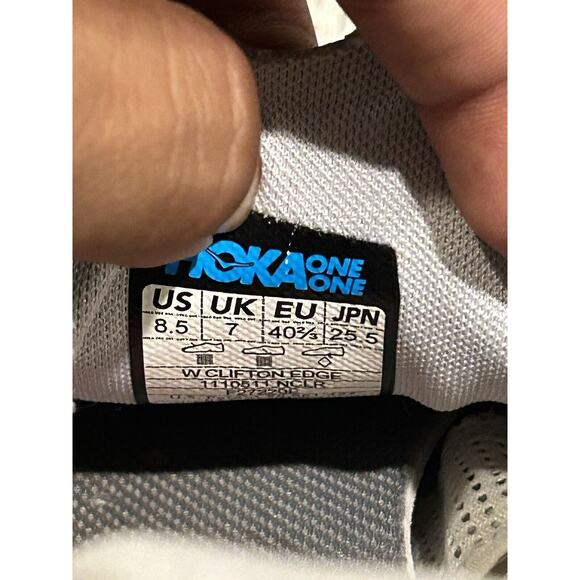 Hoka One One Clifton Edge Women's Running Shoes Size 8.5 (1110511 NCLR) - Picture 7 of 7